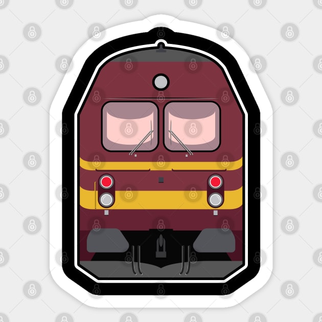 NMBS M5 ROOD Sticker by MILIVECTOR